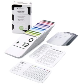 Think Tank Scholar 173 Addition Flash Cards | Full Set (All Facts 0-12) | Best for Kids in Kindergarten, 1st, 2nd, & 3rd Grade