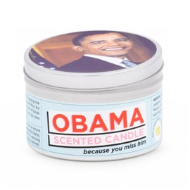 JD and Kate Industries Obama Scented Candle | Hand-Poured in 16 oz tin | Almond, Coconut and Pineapple Scent