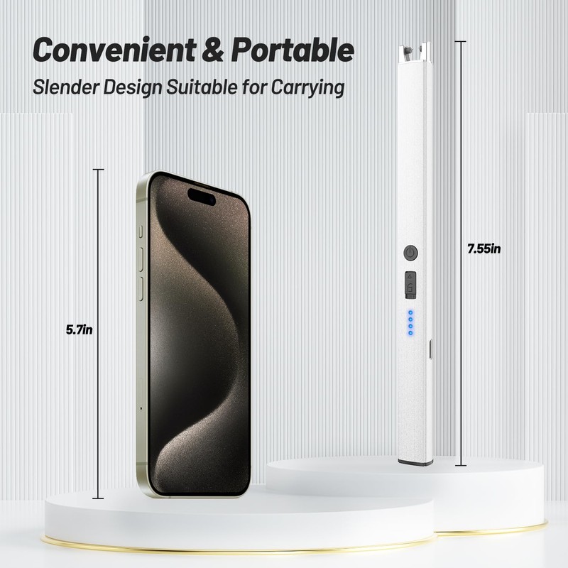 VEHHE Plasma Lighter, USB Type C Electric Lighters Rechargeable with