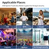 TINYAT - Riñonera transparente para eventos de estadio, pequeña bolsa