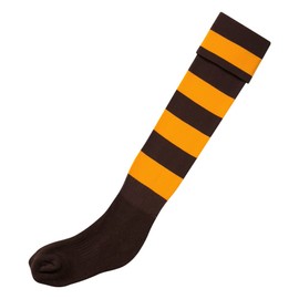 Hawthorn Hawks Kids Football Socks Size Boys (13-3)