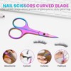 Nail Scissors Curved Cuticle Sharp Multipurpose Beauty & Grooming Shears