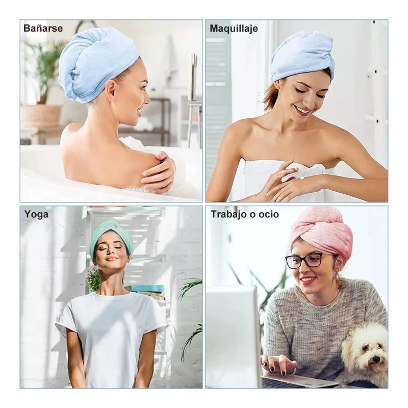 Total Supplier Toallas De Microfibra De Rápido Secado Para Cabello