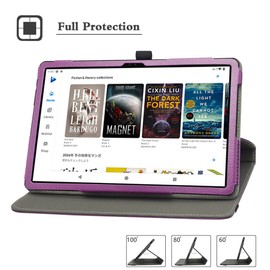 MAMA MOUTH for Alldocube iPlay 60s Rotating Case,360 Degree Rotary Stand with Cute Pattern Cover for Alldocube iPlay 60s /iPlay 60s 4G 10.1" Tablet(Only Fit iPlay 60s),Purple