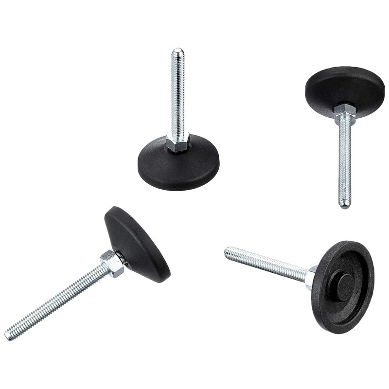 Adjustable foot, alloy steel, AEP38 thread M6 x 50, load