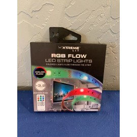XTREME Lit RGB Flow LED Strip Lights w/ Remote 3.2'   5 Available