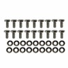 Pirate Mfg Chrome Transmission Pan Bolts & Washers Kit Gm