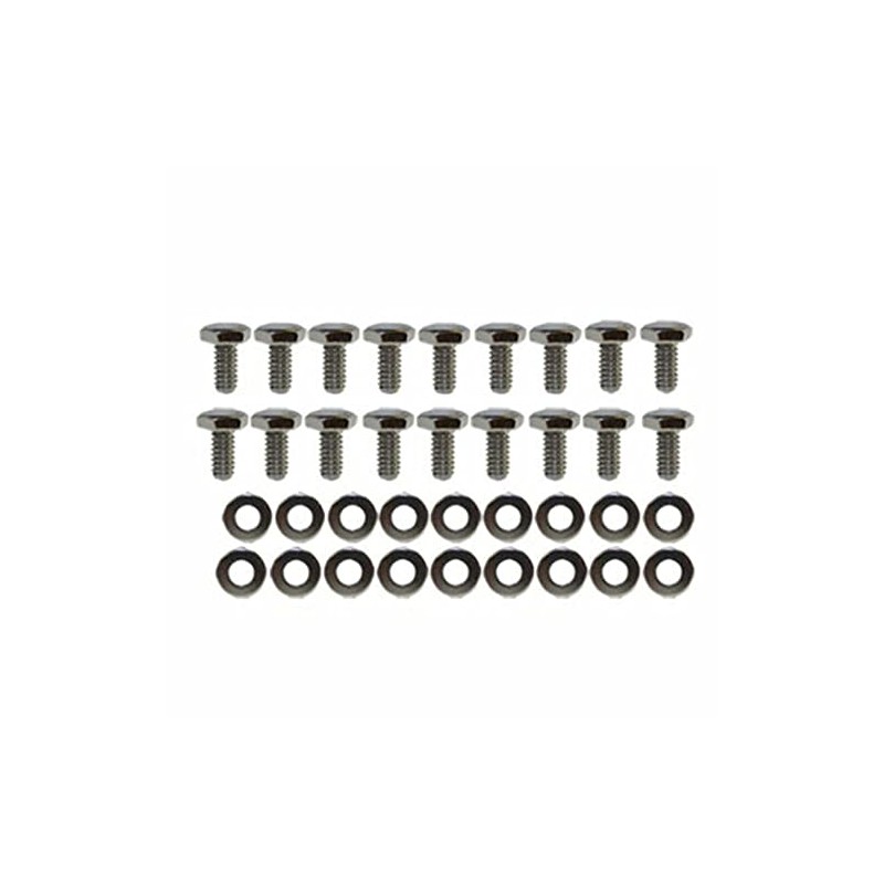 Pirate Mfg Chrome Transmission Pan Bolts & Washers Kit Gm