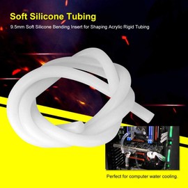 Annadue 9.5mm Soft Silicon Bending Insert for 10x14mm Shaping Acrylic Rigid Tubing, Heat-resistance, Pliable,Durable