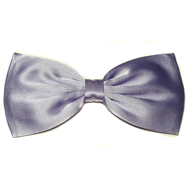Satin Solid Color Hair Bow Collection (Lavender, Alligator Clip)