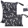 FLYSKY 2 Bolsas Impermeables para Ropa Mojada, M+S, Patrón de