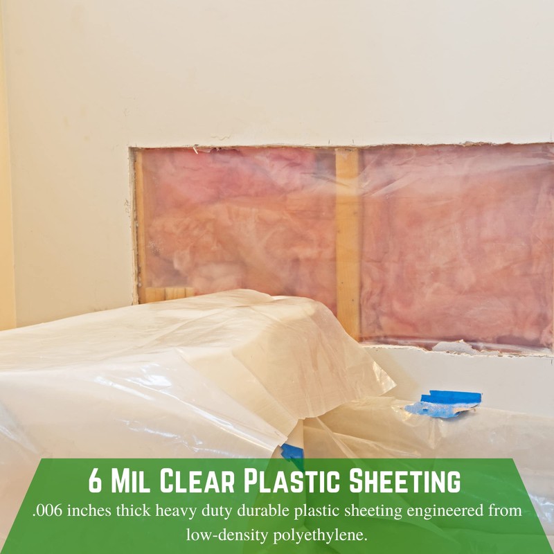 Farm Plastic Supply - Clear Plastic Sheeting - 6 mil