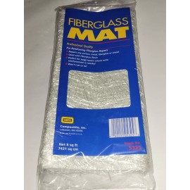 Compositite Inc. Fiberglass Mat, 8 sq ft. Made in USA #5325