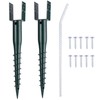 No Dig Ground Screw Anchor Spike – 27 inch U