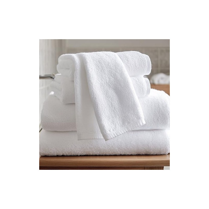 Toalla Facial 30x30cm 50gr Hotelera 100 Algodón Super Absorbente Suave