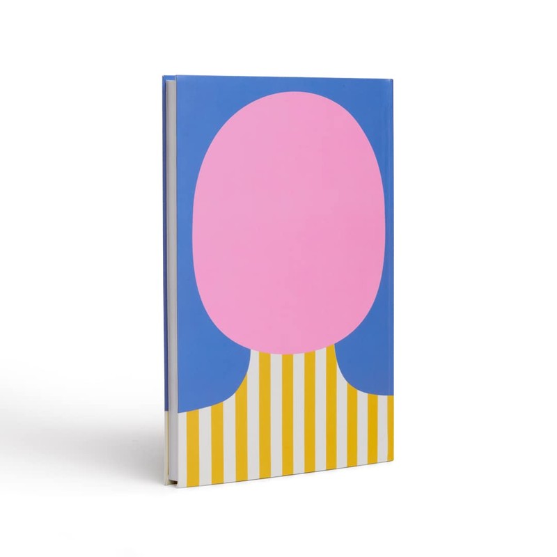 Olimpia Zagnoli Blue Midsized Blank Notebook