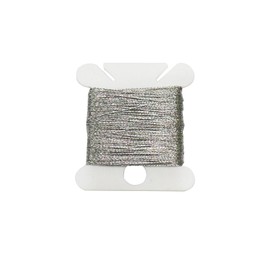 5Pcs Silver Twine String 0.2mm*20m Metallic String Polyester Sewing Thread for DIY Embroidery Sewing Projects