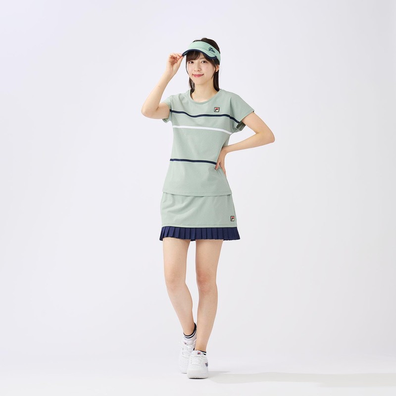 Fila FDZEL0093 Women's Tennis Visor, Sun Visor, Absorbent, Quick Drying,