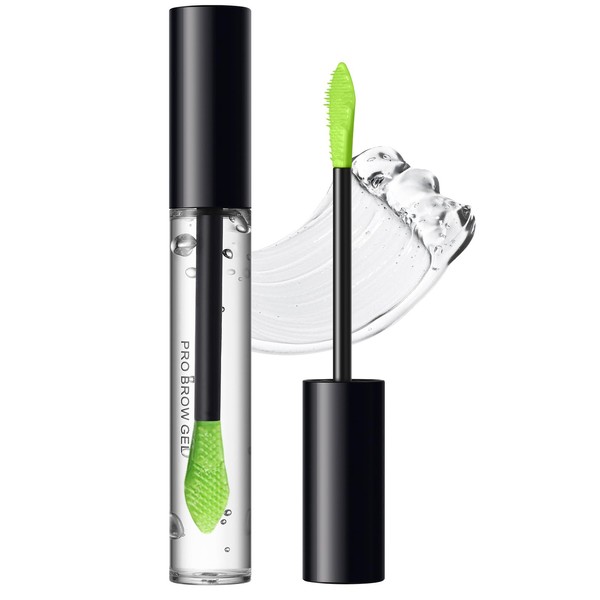 Long-Lasting Waterproof Eyebrow Gel for Natural Styling, Clear Brow Gel