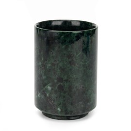 Marble Toothbrush Holder & Elegant Multi-Functional Toothbrush Cup, Ideal for Home and Bathroom Organization - Compact Design: 4 Inches Height, 2.75 Inches Diameter