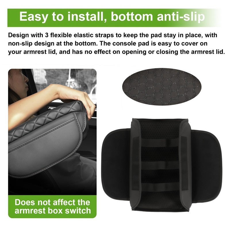 SDPVorn Armrest Cover for Toyota Tacoma Center Console Pad with