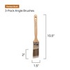Vermeer Paint Brush Set - 3-Pack - 1.5" Angle Brushes