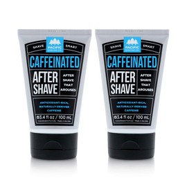 Pacific Shaving Company Caffeinated Aftershave - Helps Reduce Appearance of Redness, With Safe, Natural, and Plant-Derived Ingredients, Soothes Skin, Paraben Free, Made in USA, 3 oz (2-Pack)