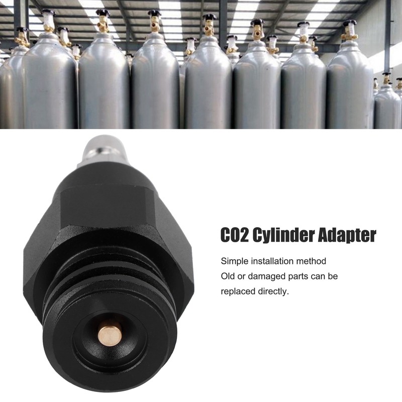 8mm Male Quick Plug to Male Thread TR21-4 CO2 Cylinder