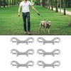 6Pcs Double End Snap Hook Stainless Steel Multifunctional Double Ended