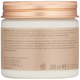 Grow Gorgeous Curl Leave-in Butter 200ml - With Hyaluronic Acid and Cocoa Butter for Smooth, Manageable, Bouncy Curls - Vegan