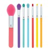 MODA Jelly Gumdrop 7pc Makeup Brush Kit – Colorful Vegan