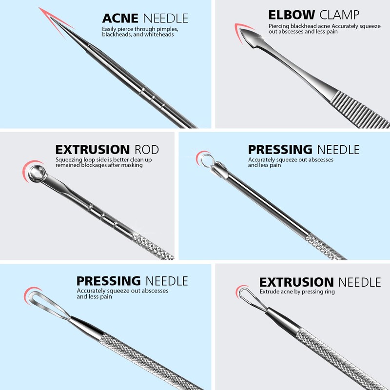 Teenitor 7 in 1 Pimple Popper Tool Kit - Blackhead