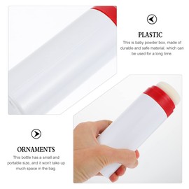 LALAFINA 3pcs Portable Talcum Powder Puff Bottle Compact Dust Puff Box for Boys and Girls Cherub-friendly