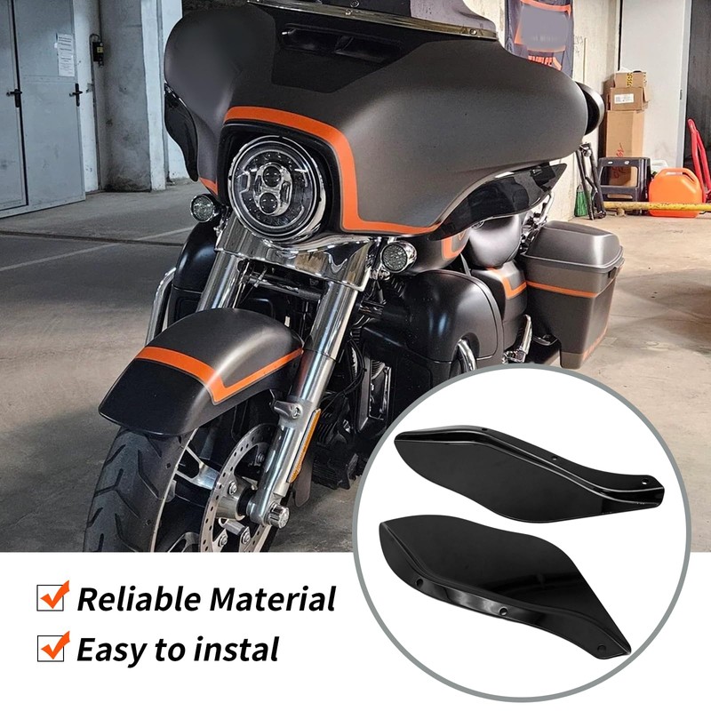 ZUDKSUY Fairing Air Deflectors Kit, Side Wings Windshield Adjustable Wind