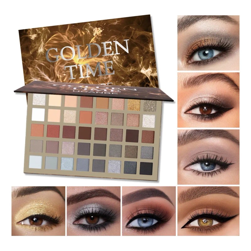 Paleta Sombras Ucanbe 40 Tonos Mate Glitter Profesional