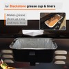Rear Grease Catcher with 20-Pack Disposable Grease Cup Liners for