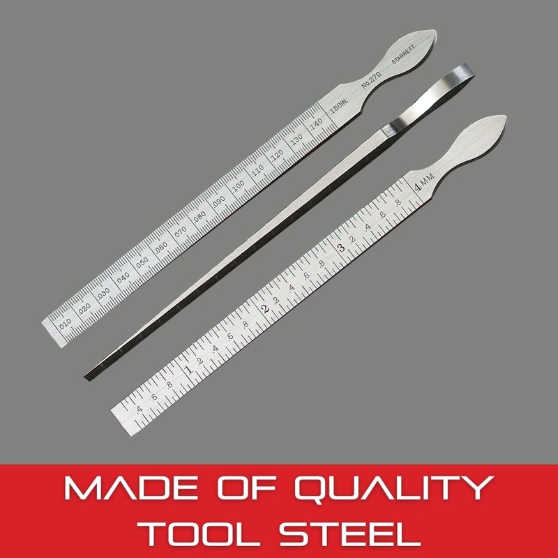 Starrett Taper Gage for Measuring Hole and Slot Sizes -
