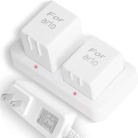 Koshore Charging Station for Arlo Charger for Arlo Batteries Rechargeable for Arlo Pro/Arlo Pro 2/Arlo Go/Arlo Light VMA4410 /ALS1101, Fireproof Material with FCC&CE&UL Certified.(No Batteries)