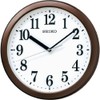 Seiko Clock KX256B Wall Clock, Brown Metallic, Diameter 11.0 x