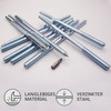 SKIR'CO Pack of 10 Hanger Bolts M10 x 200 mm,