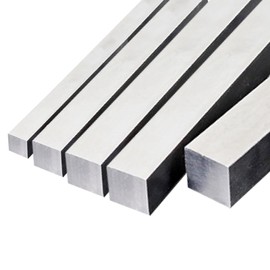Mon amulette Aluminum Square Bar, Aluminum Square Bar, Square Column (0.8 x 0.8 x 3.9 inches (20 x 20 x 100 mm)
