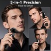 Electric Razor for Men Flynth 3-in-1 Cordless Shaver 3-Blade Rotary