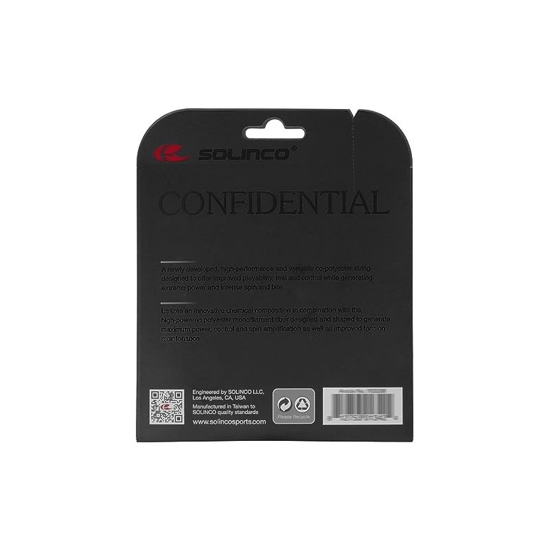 Solinco Confidential (16-1.30mm) String Set