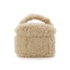 SNIDELHOME SHGG245201 Boa Vanity Pouch, beige, BEG