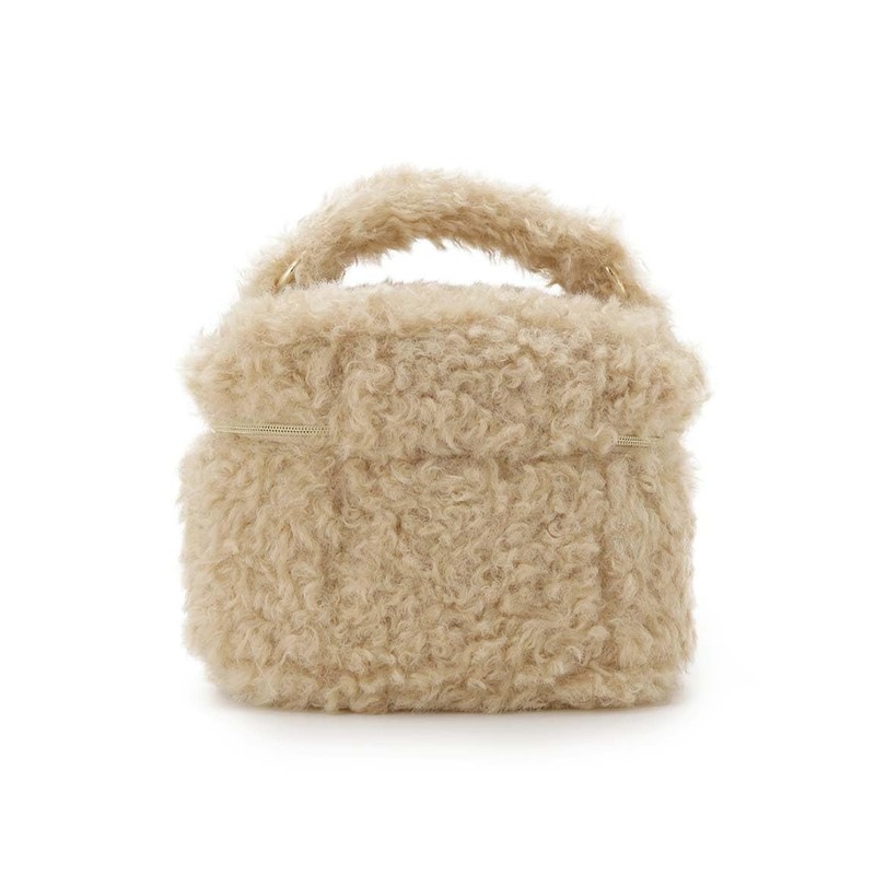 SNIDELHOME SHGG245201 Boa Vanity Pouch, beige, BEG