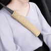 AICEL 2 Pcs Car Seat Belt Cover, PU Leather Seatbelt