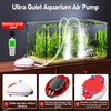 AQUASMITH 1.5w Ultra Quiet Aquarium Air Pump, Aquarium Aerator Adjustable
