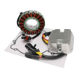 Topteng Magneto Stator Coil + Voltage Regulator + Gasket For Polaris Ranger XP Crew 900 2013-2015 4013970, 4015340, 4014839 4013978 5814160