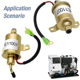 Electric Fuel Pump E11007 Replacement for Airtex E11007 A029F889 149-2311 149-2311-02 149-2311-01 149231101, Replacement for Onan Cummins Generator 4KW Microlite MicroQuiet 4000 4Kw RV