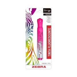 Zebra Resaltador Zazzle Light Marcatextos De Tinta Fosforescente Blíster 1 Pieza Color Rosa.